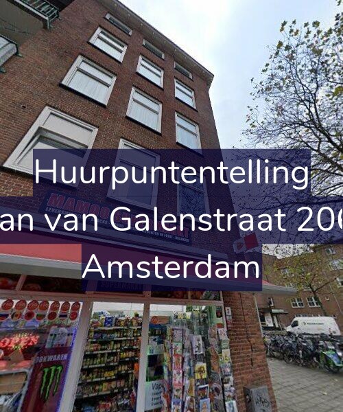 Foto gevel Huurpuntentelling voor Jan van Galenstraat 206, Amsterdam