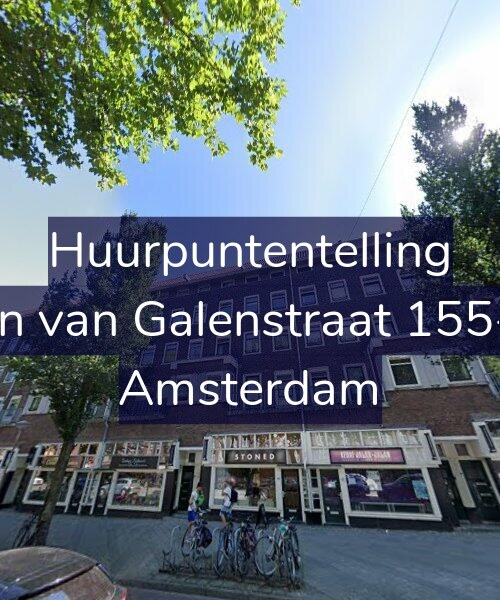 Foto gevel Huurpuntentelling voor Jan van Galenstraat 155-3, Amsterdam