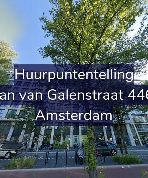 Foto gevel Huurpuntentelling voor Jan van Galenstraat 446, Amsterdam