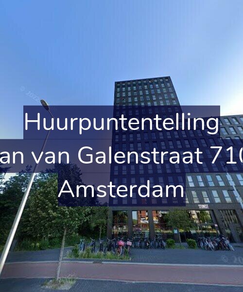 Foto gevel Huurpuntentelling voor Jan van Galenstraat 710, Amsterdam