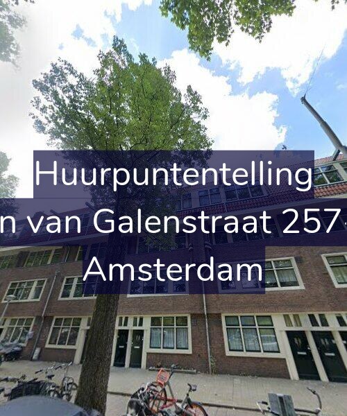 Foto gevel Huurpuntentelling voor Jan van Galenstraat 257-3, Amsterdam