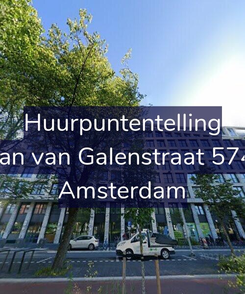 Foto gevel Huurpuntentelling voor Jan van Galenstraat 574, Amsterdam