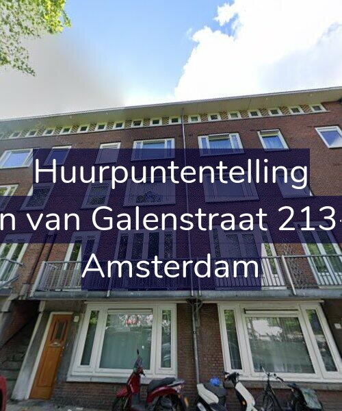 Foto gevel Huurpuntentelling voor Jan van Galenstraat 213-1, Amsterdam