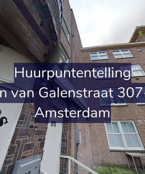 Foto gevel Huurpuntentelling voor Jan van Galenstraat 307-2, Amsterdam