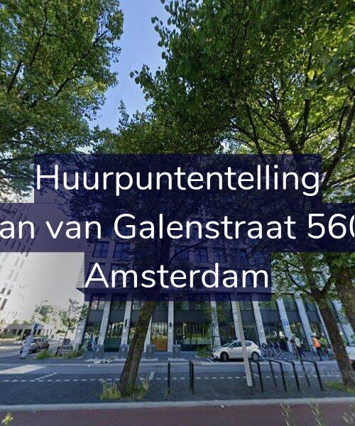Foto gevel Huurpuntentelling voor Jan van Galenstraat 560, Amsterdam