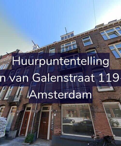Foto gevel Huurpuntentelling voor Jan van Galenstraat 119-4, Amsterdam