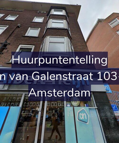 Foto gevel Huurpuntentelling voor Jan van Galenstraat 103-1, Amsterdam