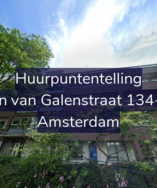 Foto gevel Huurpuntentelling voor Jan van Galenstraat 134-A, Amsterdam