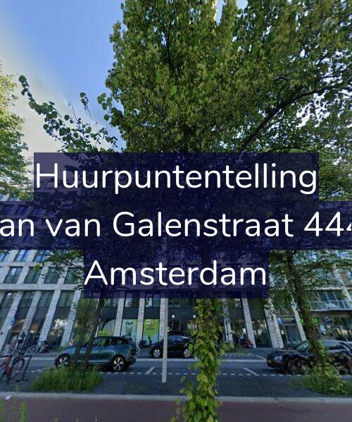 Foto gevel Huurpuntentelling voor Jan van Galenstraat 444, Amsterdam