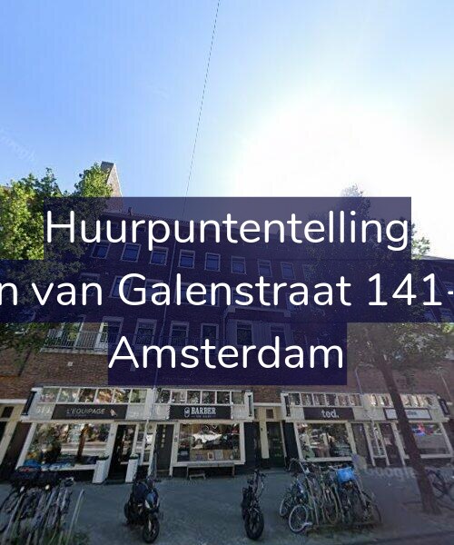 Foto gevel Huurpuntentelling voor Jan van Galenstraat 141-H, Amsterdam