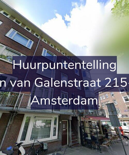 Foto gevel Huurpuntentelling voor Jan van Galenstraat 215-1, Amsterdam