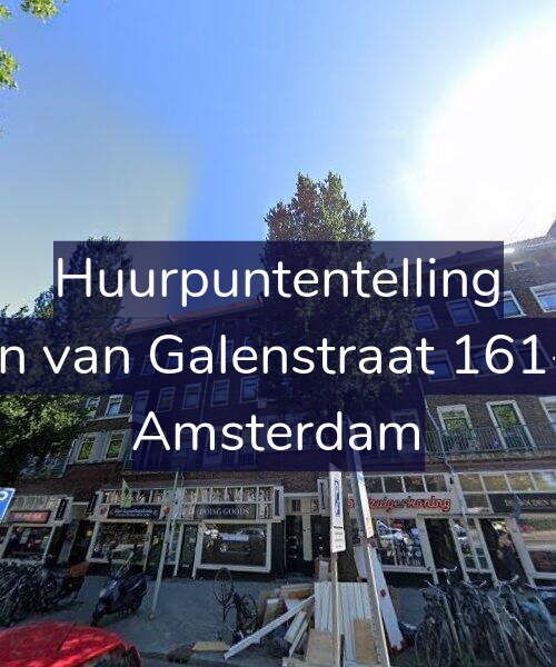 Foto gevel Huurpuntentelling voor Jan van Galenstraat 161-2, Amsterdam