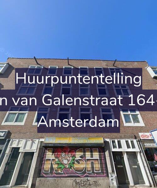 Foto gevel Huurpuntentelling voor Jan van Galenstraat 164-1, Amsterdam
