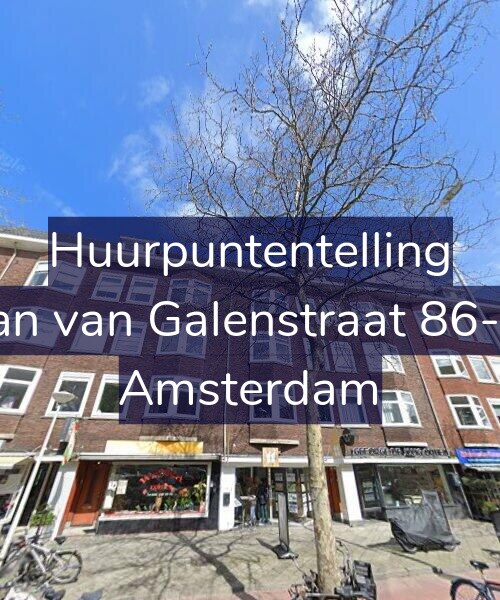 Foto gevel Huurpuntentelling voor Jan van Galenstraat 86-1, Amsterdam