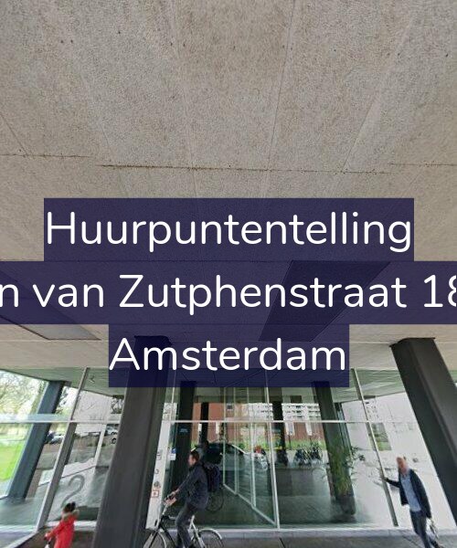 Foto gevel Huurpuntentelling voor Jan van Zutphenstraat 189, Amsterdam