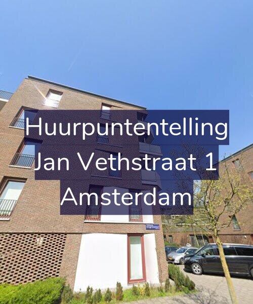 Foto gevel Huurpuntentelling voor Jan Vethstraat 1, Amsterdam