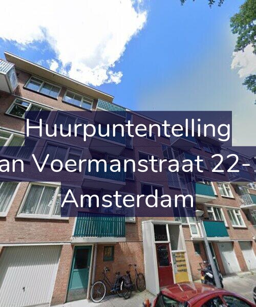 Foto gevel Huurpuntentelling voor Jan Voermanstraat 22-1, Amsterdam
