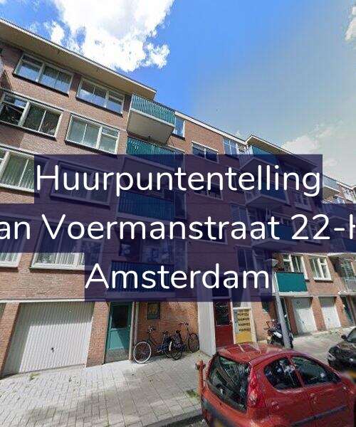 Foto gevel Huurpuntentelling voor Jan Voermanstraat 22-H, Amsterdam
