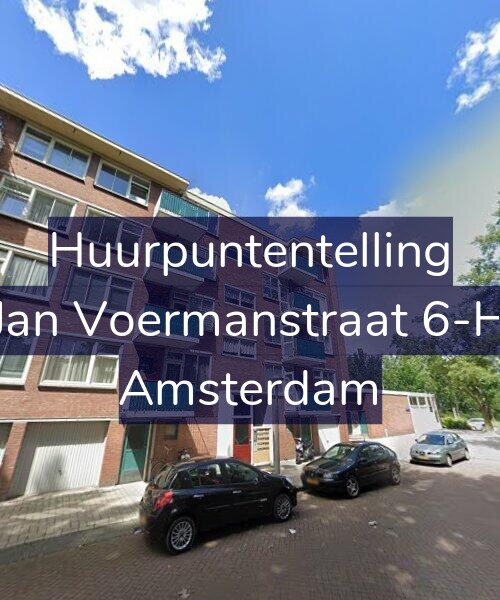 Foto gevel Huurpuntentelling voor Jan Voermanstraat 6-H, Amsterdam