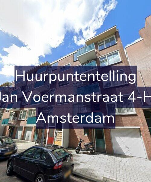 Foto gevel Huurpuntentelling voor Jan Voermanstraat 4-H, Amsterdam