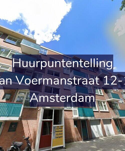 Foto gevel Huurpuntentelling voor Jan Voermanstraat 12-1, Amsterdam