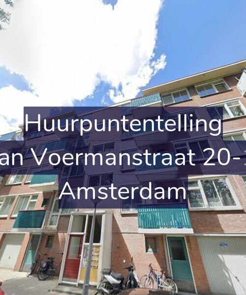 Foto gevel Huurpuntentelling voor Jan Voermanstraat 20-1, Amsterdam