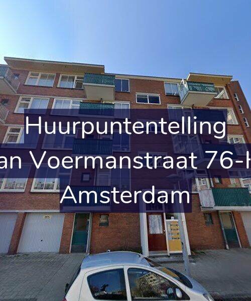 Foto gevel Huurpuntentelling voor Jan Voermanstraat 76-H, Amsterdam
