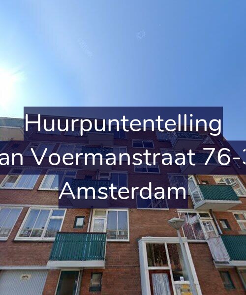 Foto gevel Huurpuntentelling voor Jan Voermanstraat 76-3, Amsterdam