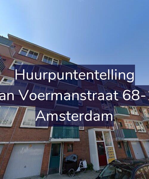 Foto gevel Huurpuntentelling voor Jan Voermanstraat 68-1, Amsterdam