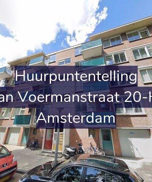 Foto gevel Huurpuntentelling voor Jan Voermanstraat 20-H, Amsterdam