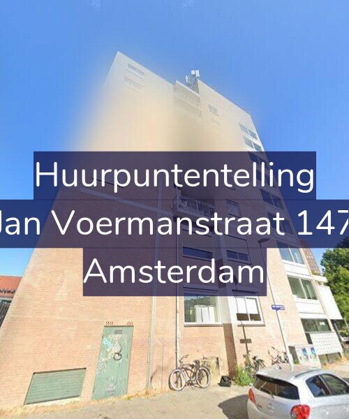 Foto gevel Huurpuntentelling voor Jan Voermanstraat 147, Amsterdam