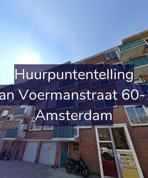 Foto gevel Huurpuntentelling voor Jan Voermanstraat 60-1, Amsterdam