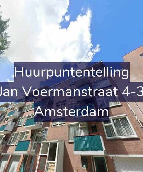 Foto gevel Huurpuntentelling voor Jan Voermanstraat 4-3, Amsterdam