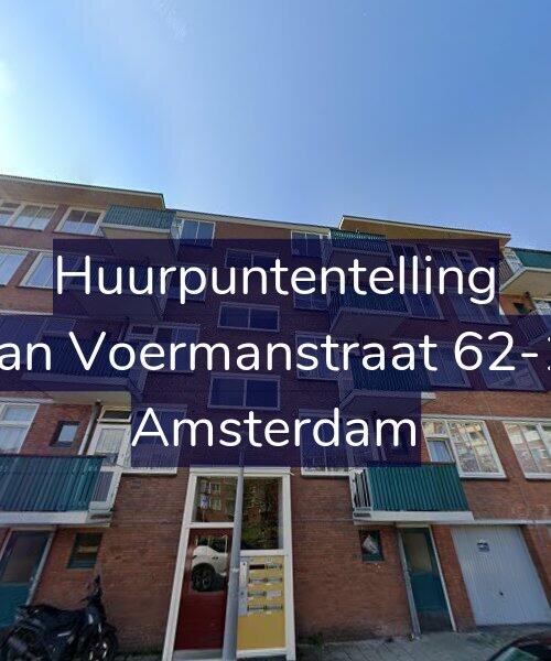 Foto gevel Huurpuntentelling voor Jan Voermanstraat 62-1, Amsterdam