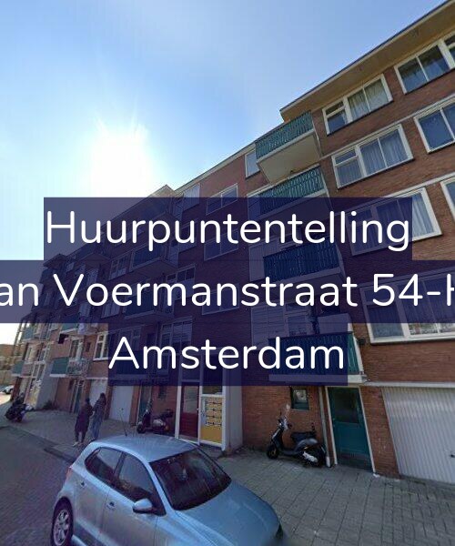 Foto gevel Huurpuntentelling voor Jan Voermanstraat 54-H, Amsterdam
