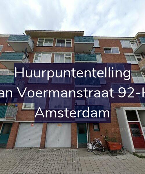Foto gevel Huurpuntentelling voor Jan Voermanstraat 92-H, Amsterdam