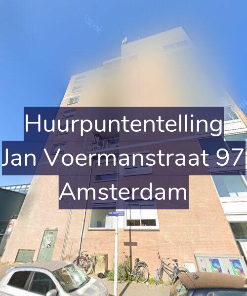 Foto gevel Huurpuntentelling voor Jan Voermanstraat 97, Amsterdam
