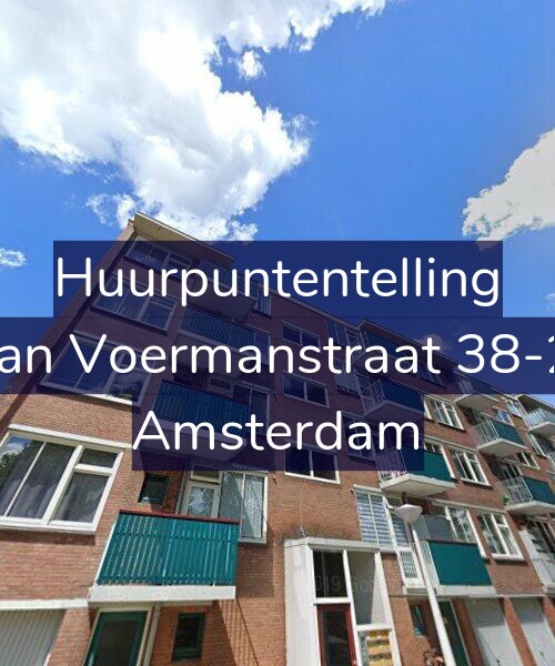 Foto gevel Huurpuntentelling voor Jan Voermanstraat 38-2, Amsterdam