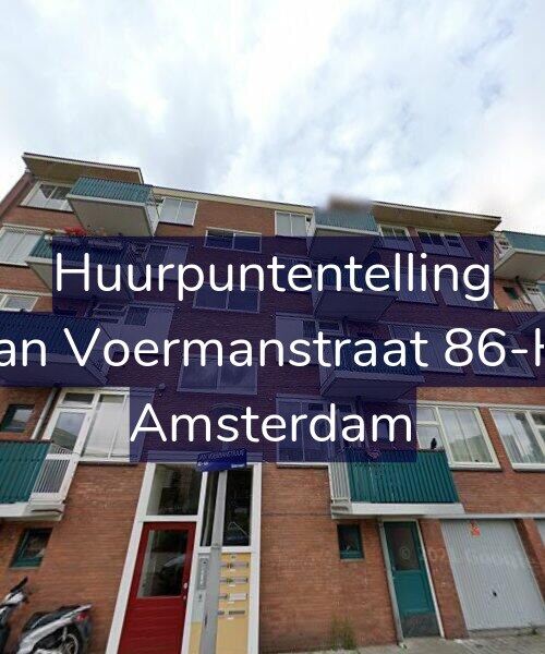 Foto gevel Huurpuntentelling voor Jan Voermanstraat 86-H, Amsterdam