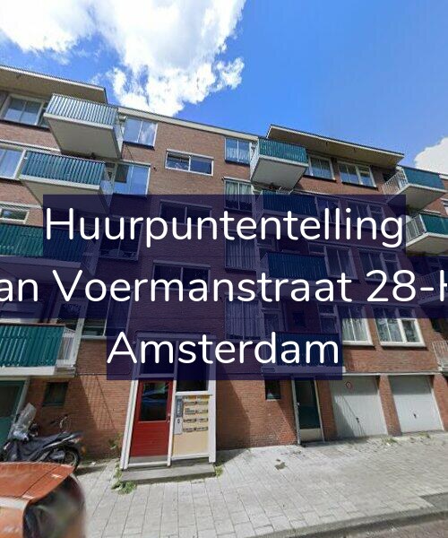 Foto gevel Huurpuntentelling voor Jan Voermanstraat 28-H, Amsterdam