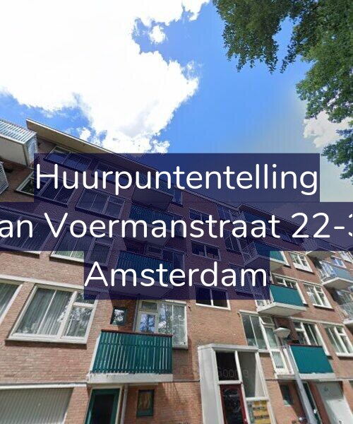 Foto gevel Huurpuntentelling voor Jan Voermanstraat 22-3, Amsterdam
