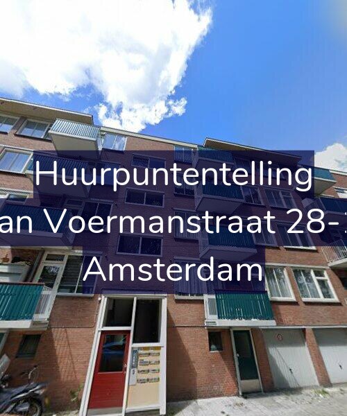 Foto gevel Huurpuntentelling voor Jan Voermanstraat 28-1, Amsterdam