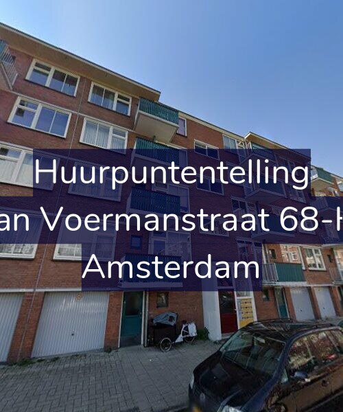 Foto gevel Huurpuntentelling voor Jan Voermanstraat 68-H, Amsterdam