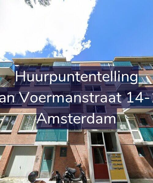 Foto gevel Huurpuntentelling voor Jan Voermanstraat 14-1, Amsterdam