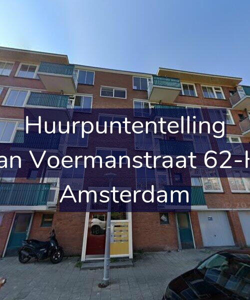Foto gevel Huurpuntentelling voor Jan Voermanstraat 62-H, Amsterdam