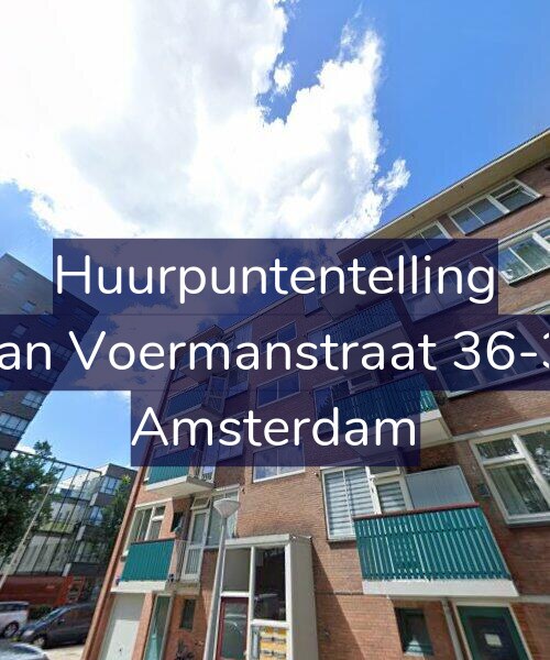 Foto gevel Huurpuntentelling voor Jan Voermanstraat 36-3, Amsterdam