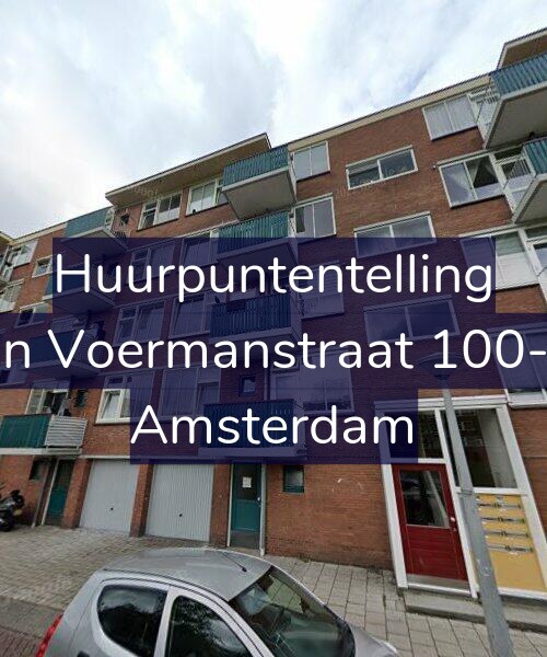 Foto gevel Huurpuntentelling voor Jan Voermanstraat 100-H, Amsterdam
