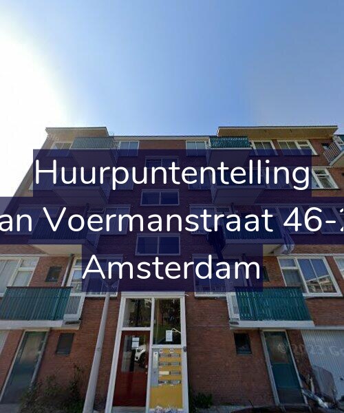 Foto gevel Huurpuntentelling voor Jan Voermanstraat 46-2, Amsterdam