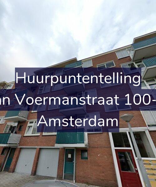 Foto gevel Huurpuntentelling voor Jan Voermanstraat 100-1, Amsterdam