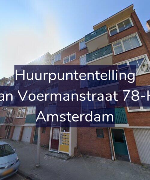 Foto gevel Huurpuntentelling voor Jan Voermanstraat 78-H, Amsterdam